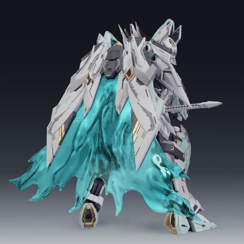 LEBOO SNAA Soul of Blue Flame - Firelord YR-04, Approximately 220mm Tall, 1/100 Scale, Pre-Colored Plastic Model Kit