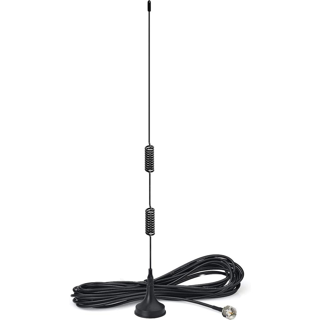 DAB FM Radio Antenna with Magnetic Base 3M Extension Cable Compatible with Pioneer Yamaha Marantz Sherwood Digital Radio Bluetooth Stereo Receiver