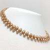 Isowa Pearl (Ise-Shima pearl specialty store) Freshwater pearl Cleopatra necklace 5.0-5.5mm Gold Brown Magnetic clasp 69195