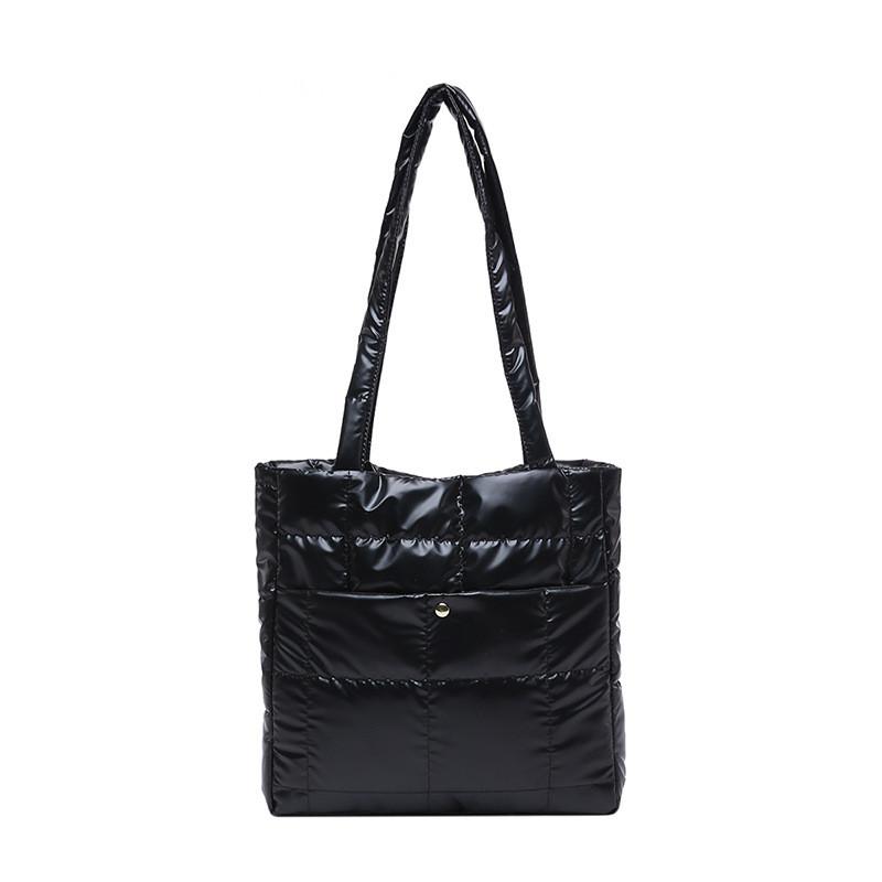 Large Stylish Plaid Tote Bag For Women In Black Green Gold And Colors Silver