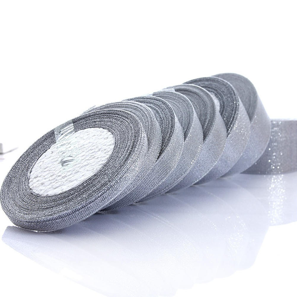 25 Yard Craft Jewellery Sparkle Glitter Decoration Organza Ribbons Silk Tapes 25 Yard Craft Jewellery Sparkle Glitter Decoration Organza Ribbons Silk Tapes