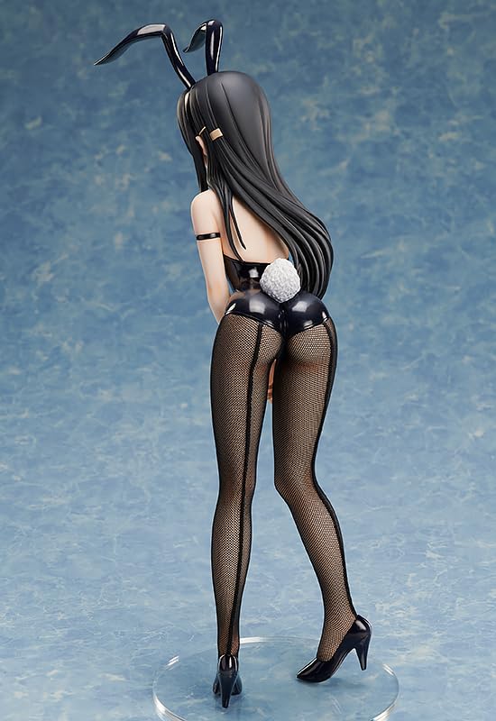 Rascal Does Not Dream of Bunny Girl Senpai Mai Sakurajima Bunny Scale Plastic Malovaná kompletní figurka Resella Ver. 1/4