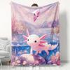 Eine Gemütliche und Traumhafte Flanelldecke mit Meeresmotiv, Hergestellt aus 100 % Polyester mit Hochauflösendem Digitaldruck, Geeignet für Alle Jahreszeiten, eine Kühlende Bl