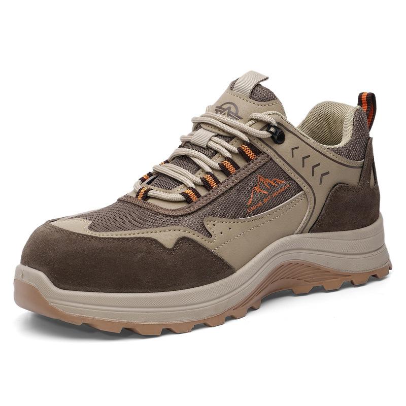 New Labor Insurance Shoes Men's Summer Breathable Fashion Anti-piercing Safety Shoes Steel Bag Head Anti-smashing Comfortable Work Shoes