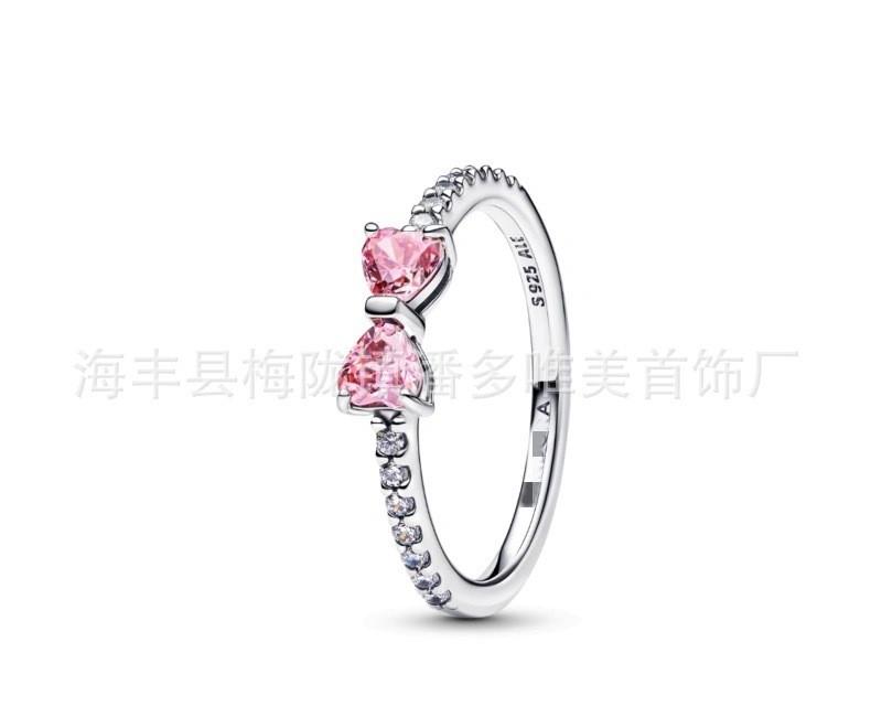 Elegant Copper S925 Heart Skull Ring Featuring Modern Geometric Design For Women