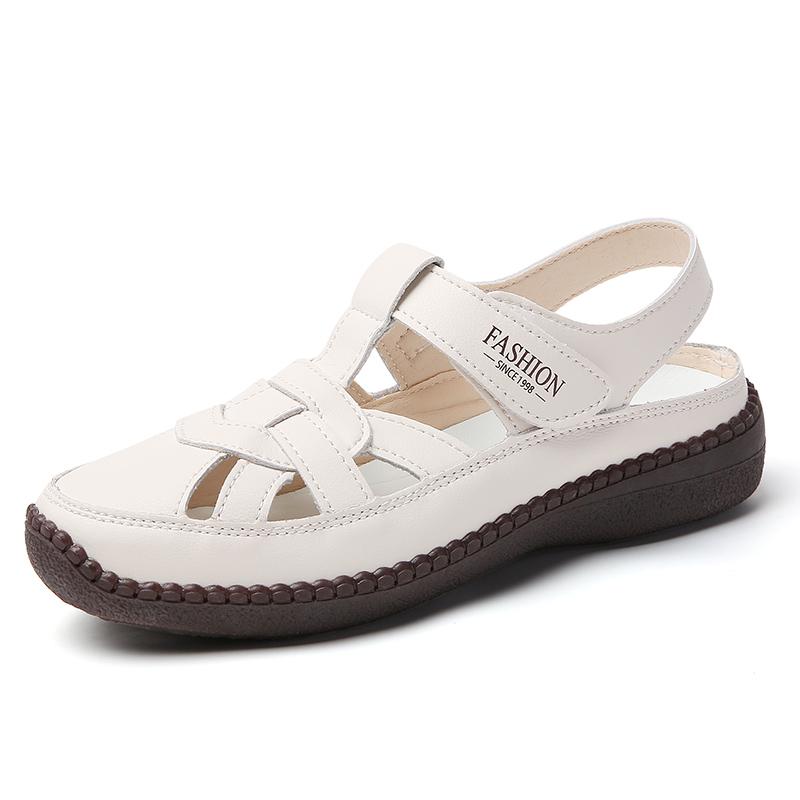 35-43 Summer Women's Sandals Openwork Breathable Slip-on Buckle Non-slip