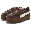 Puma Platform Comfortable Versatile Durable Low-Top Sneakers Women Sneakers Coffee-Brown 406752-02