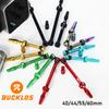 BUCKLOS Schlauchloser Fahrradventil 40/44/55/60mm Rennrad Reifenventil CNC Aluminiumlegierung Gravel Bike Presta Ventile Fahrradteile