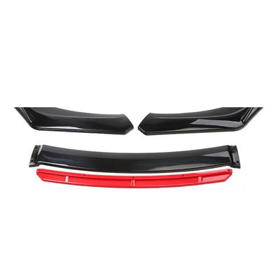 Kit Caroserie Spoiler Splitter Diffuzor Buza Bara Fata Universala Auto Roșu Negru Albastru Splitter Canard Plastic ABS Modificare Auto