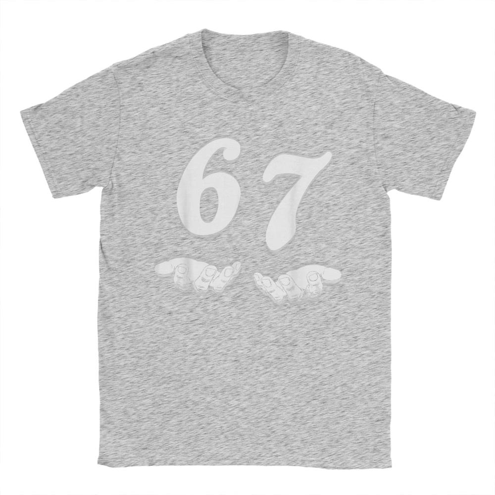Men Women T-Shirts Funny Six Seven 6 7 Meme Gen Alpha Slang Vintage Cotton Short Sleeve T Shirt Crewneck Clothes Graphic Tops