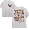 Rapper Rod Wave Nostalgia Butterfly T Shirt Men's Women's Clothes Harajuku Aesthetic Fashion T-shirt Hip Hop Streetwear Tshirts