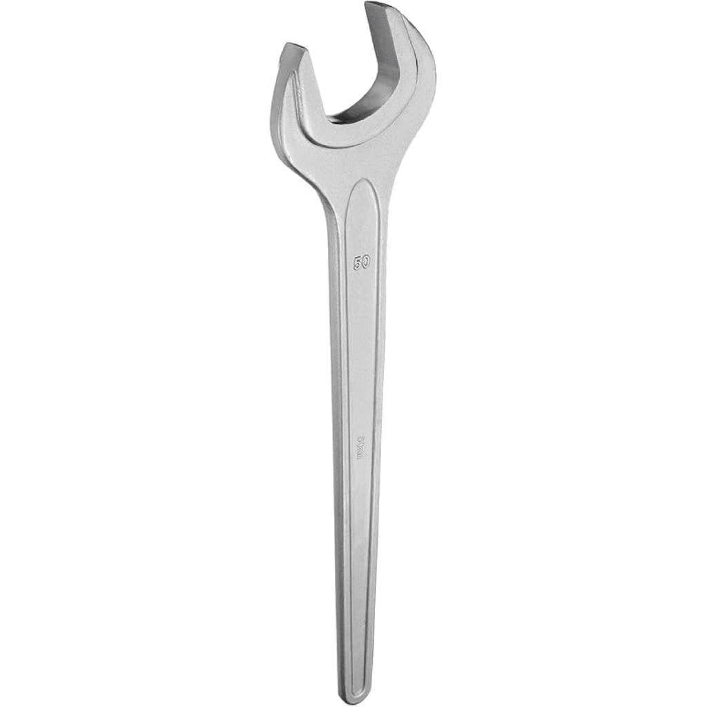 HARFINGTON Single Open Ended Spanner Wrench, 46mm, Thicken CR-V Steel Open End Wrench Tool for for Automotive Repair and Furniture Assembly, Grey