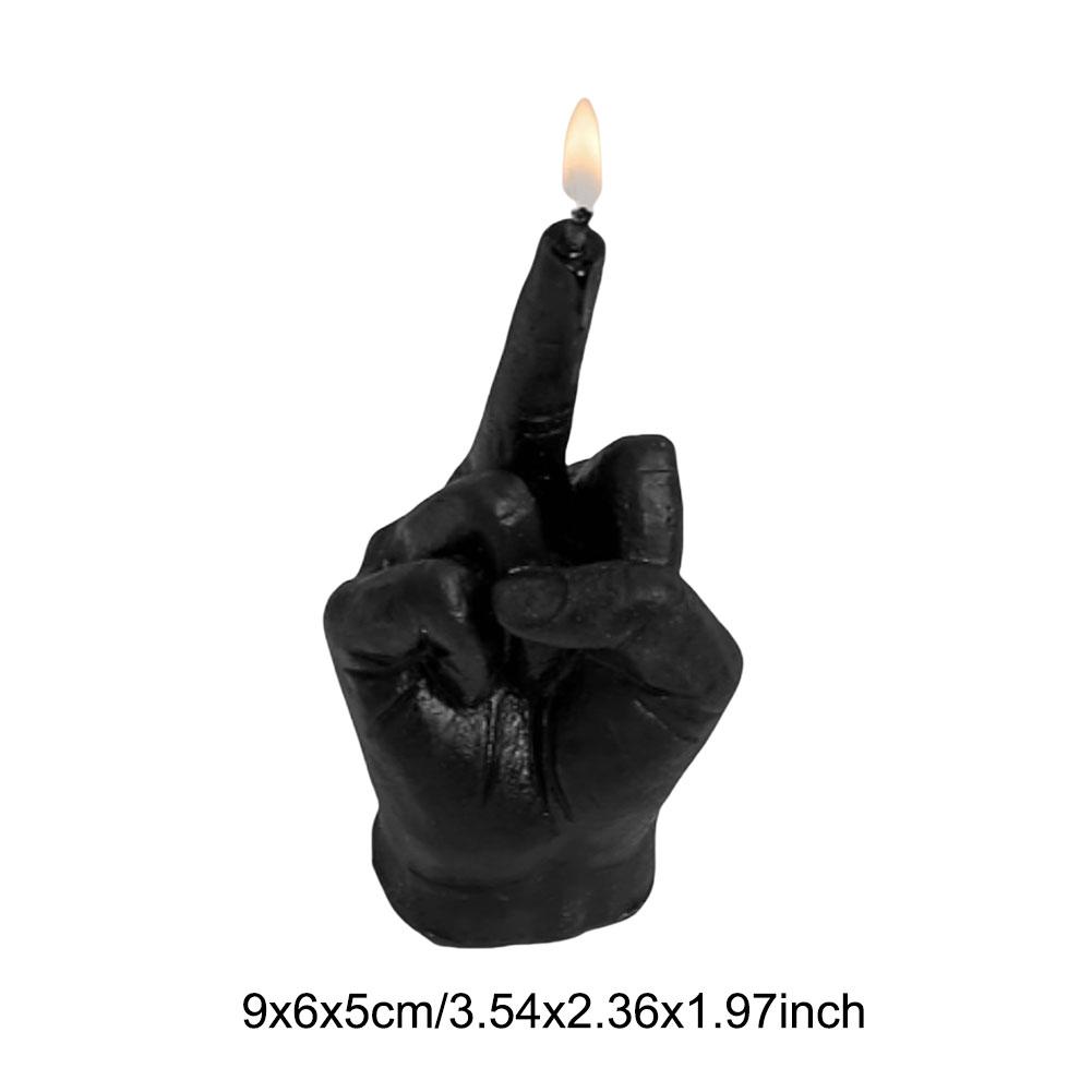 Middle Finger Scented Candle Soy Wax Long Lasting Candle Middle Finger Shaped Model Scented Candle Home Decoration Ornaments