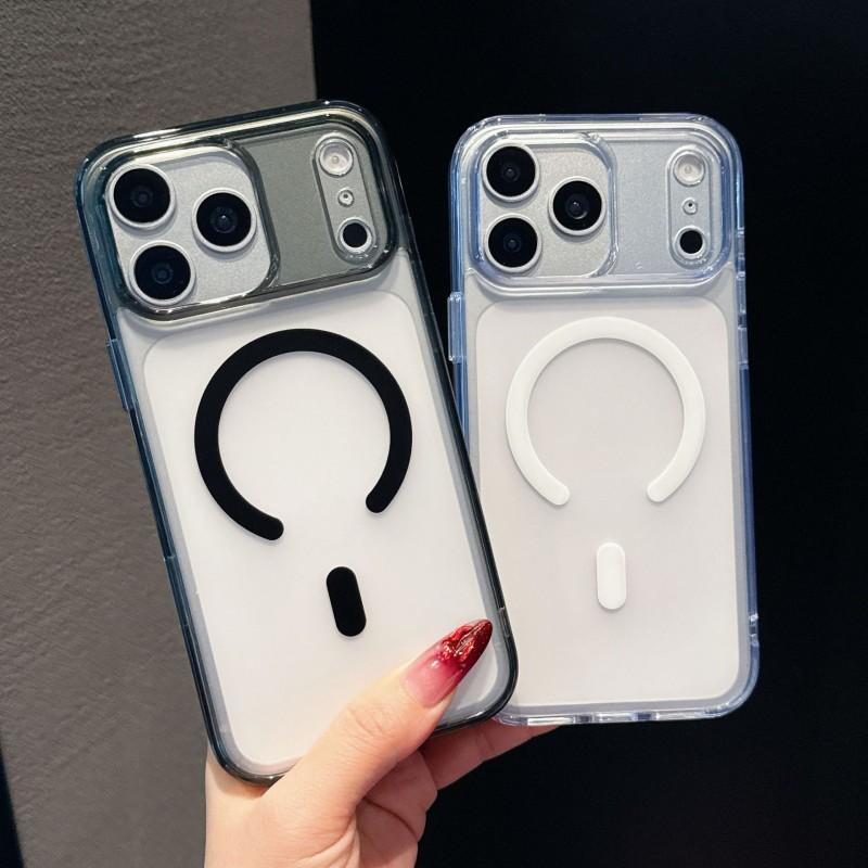 Phone Case IPhone 17 Pro Max Clear Magnetic Anti-Fingerprint Strong Magnet Anti-Yellowing Compatible With 17/16/15