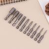 10Pcs Hex Shank Magnetic Head Screw Driver 50/100Mm Screwdriver Bits H1.5-H12 Nut Driver Set Power Drill Adapter Screw Driver