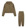 Fall Casual Tracksuit Set Women 2 Piece Outfits Long Sleeve Crop Hoodie and Jogger Pants Sweatsuit