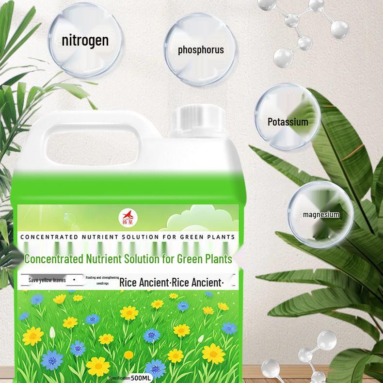 Universal Liquid Fertilizer for Flowers, Green Plants, Hydroponics, Succulents, and Potted Money Trees