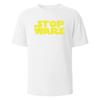 Stop Wars Printing‘s T-shirt Street Casual Breathable Tees 100% Cotton Funny Tops Street Oversized T-Shirts For Women