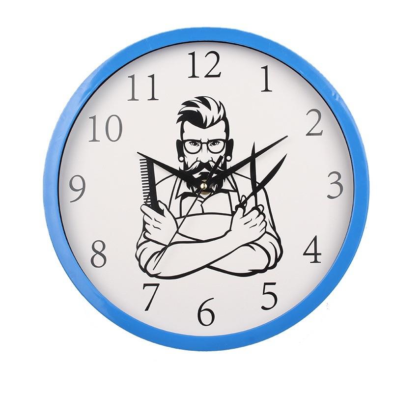 Household Cartoon Tone Clock with Accurate Travel Time, Personalized and Creative Silent Wall Clock with Clear Fonts and Punch-free Quartz Clock