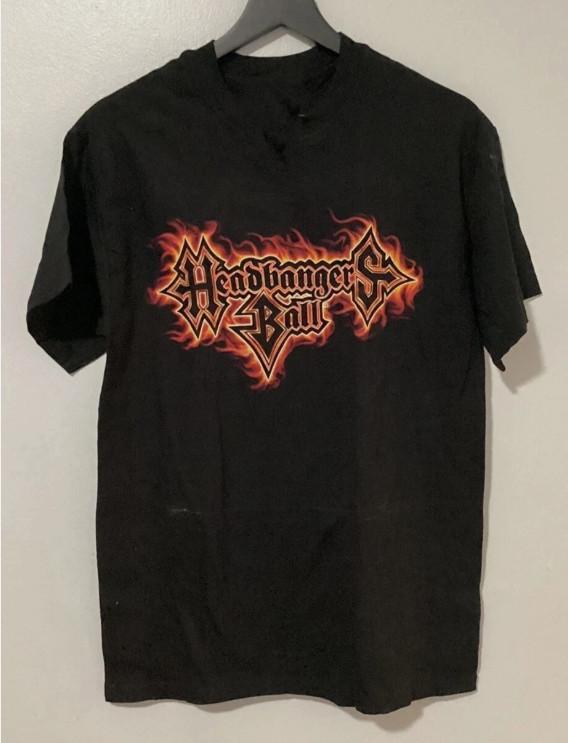 Headbangers Ball MTV Shirt Black Cotton Unisex Unisex T-Shirt S