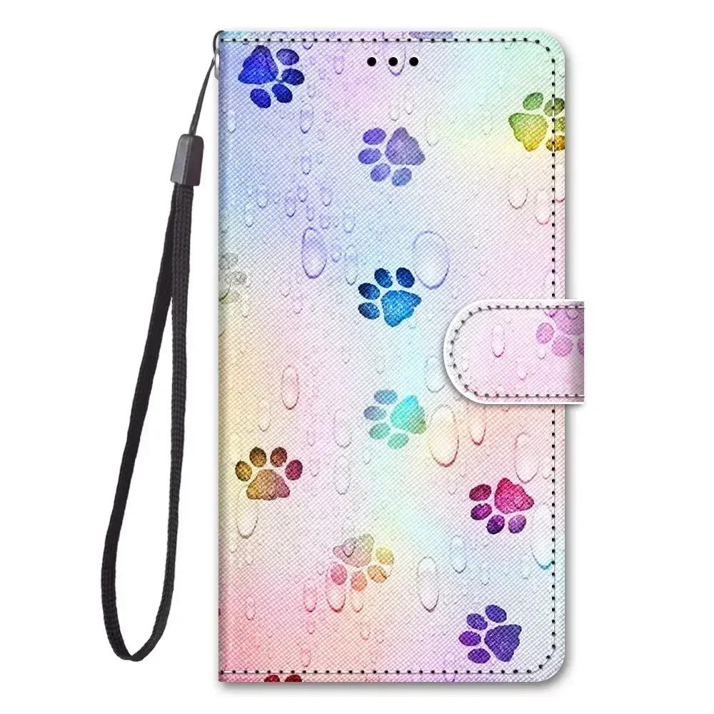 Fashion Leather Flip Case For Xiaomi 13T 12T Pro Redmi Note 13 Pro Plus 12 12S 12R Butterfly Personalized Painted Wallet Cover