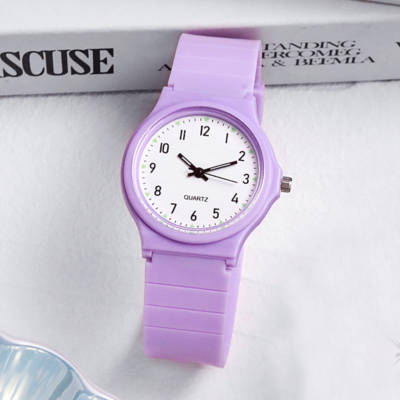 Children s Silent Exam Watch - Stylish Korean Design with Light Luxury Features