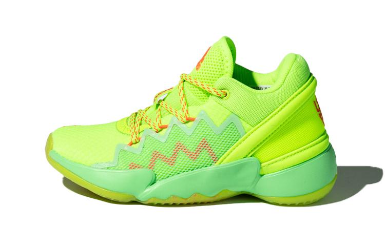 

Adidas D.O.N. Issue #2 Breathable Low top Children s Basketball Shoes Children Aged 3 7 Years Old FW8756 28