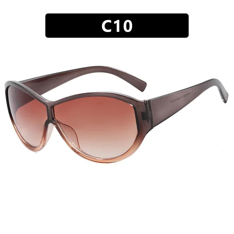 Oversized Sunglasses For Men Women Luxury Brand Designer Vintage Sunglasses Popular Punk Sport Goggle Outdoor Shades Uv400