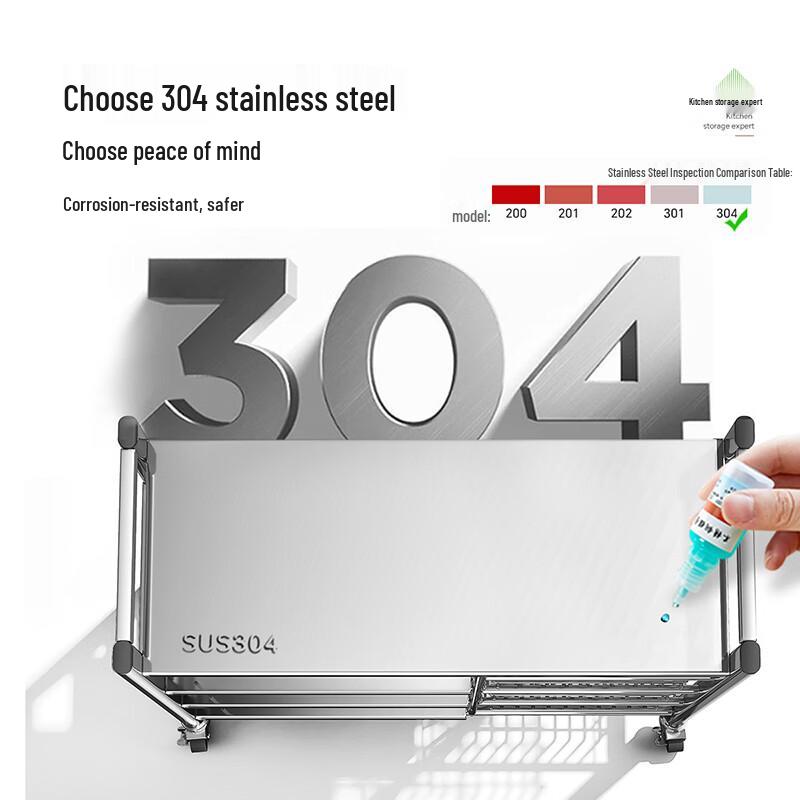 Shuaishi Kitchen Rolling Storage Rack