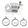 RUNYU Adult Sextoy Tooys Men'S Metal Penis Chastity Cage Adjustable Cock Ring Restriction Punitive Stainless Steel Lock Sex Toy