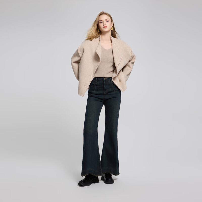 Shetu Fashion Short Double-Sided Wool Coat