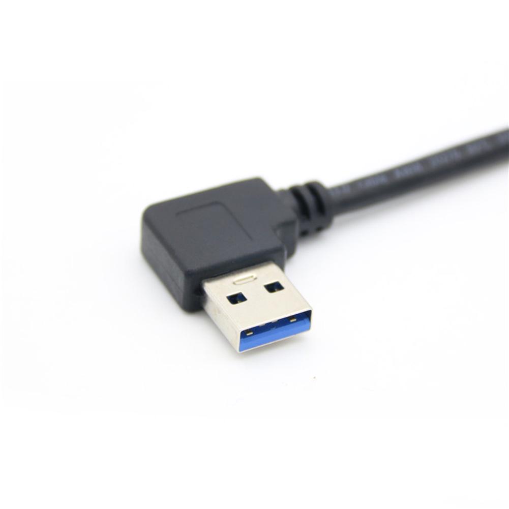 USB 3.0 A Male to A Male Cable Left Right Angle 0.3m