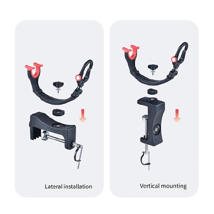 Light Weight Fishing Rod Clip Fishing Rod Holder Brackets Spring Loaded Clamps for Enhancing Stability and Comfortable