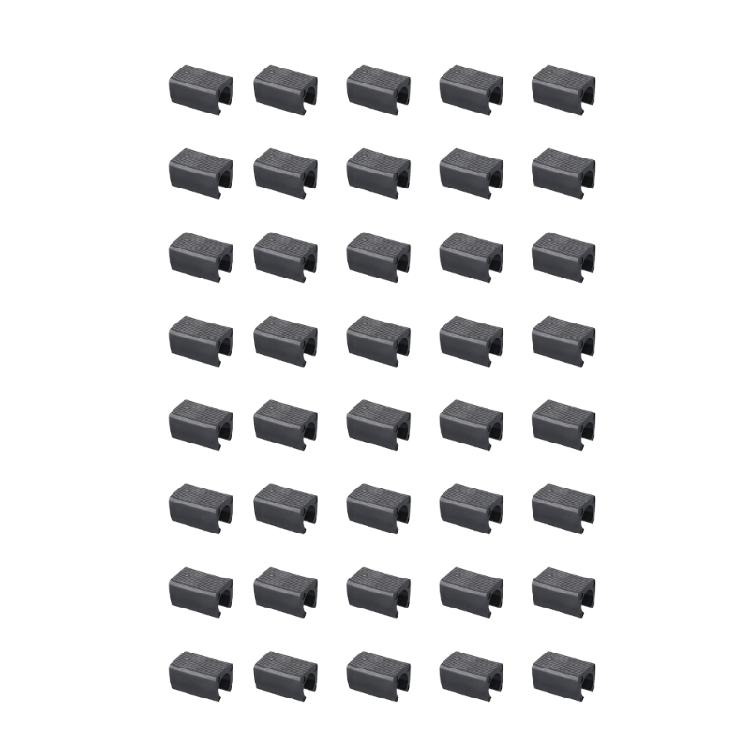 UShaped Tube Sleeve Tube Clamp Floor Protectors Plastic for Foot Covers 20/40pc