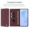 Wallet Case for Galaxy S25 Ultra - Leather/PU, Wine