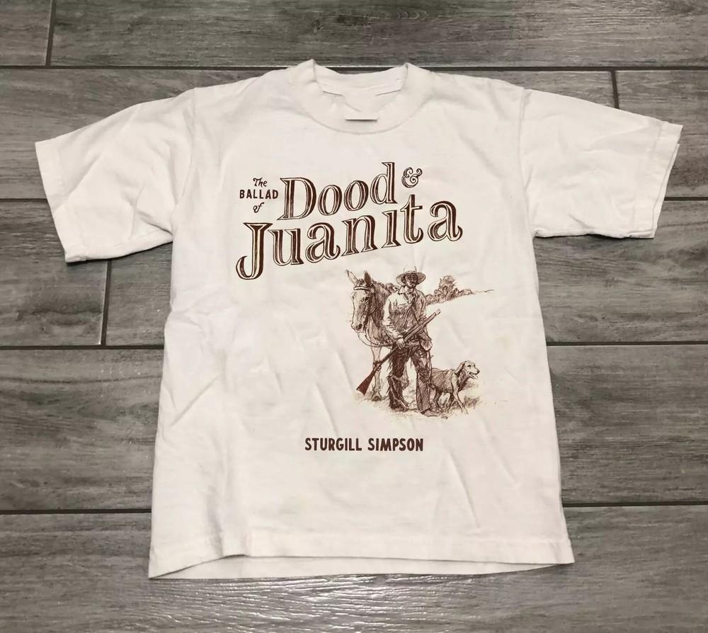 Sturgill Simpson The Ballad Of Dood And Juanita Music White unisex Shirt Unisex T-Shirt XL