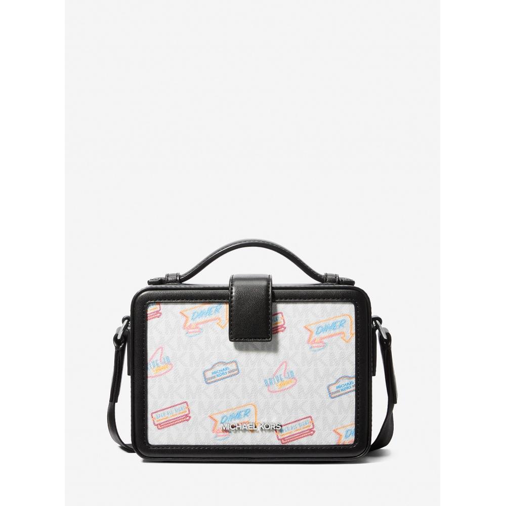 

Michael Kors Cooper Embrish Crossbody Mk Signature 37t5lcoc9u1999 Optic White F