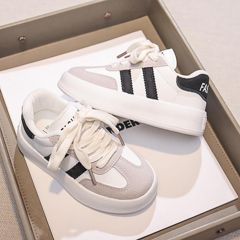 

Низкие кеды для детей, Весна/Осень 2025, Шнуровка на двойной планке, Мягкая подошва, Дышащие повседневные кроссовки для детей среднего и старшего возраста. Size 23