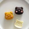 Cartoon Bear Shape Cookie Chocolate Mold Stainless Steel ABS Materials Multipurpose Baking Accessory