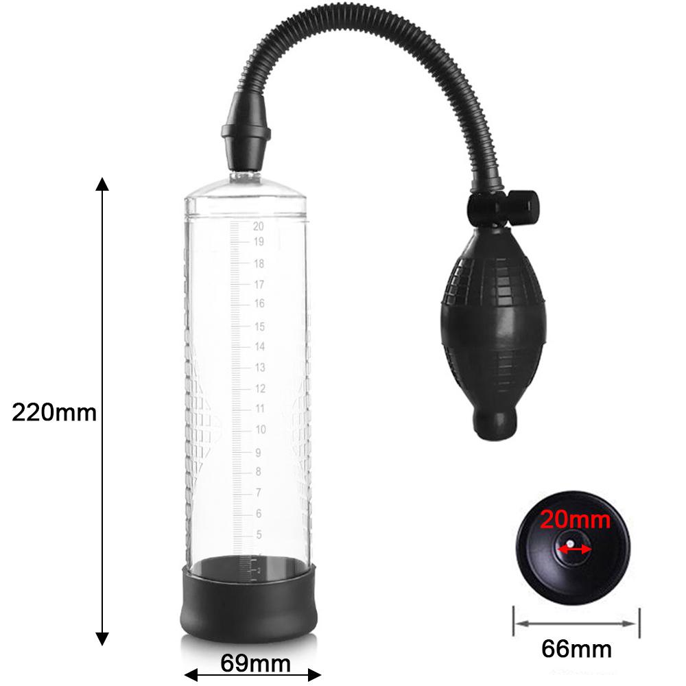 Penis Pump Sex Toys for Men Male Masturbator Penile Extender Vacuum Pump Penis Enlargement Delay Lasting Trainer Massager Ring