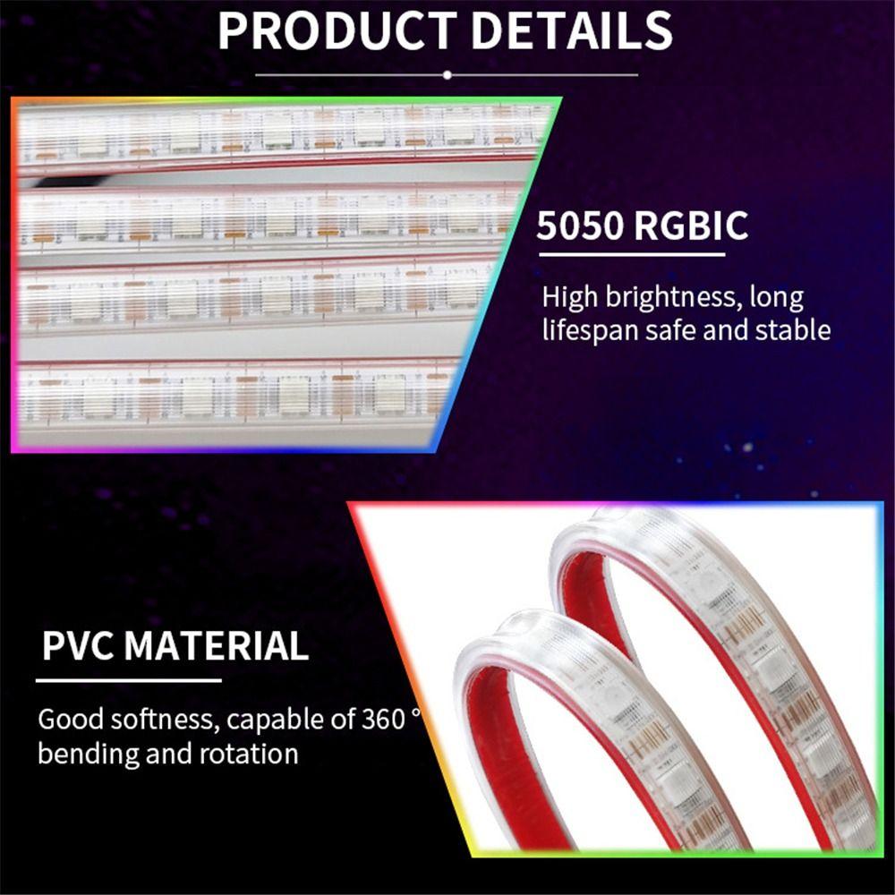 With USB Car Interior Ambient Lamp Remote Automotive Interior Decorative Lights