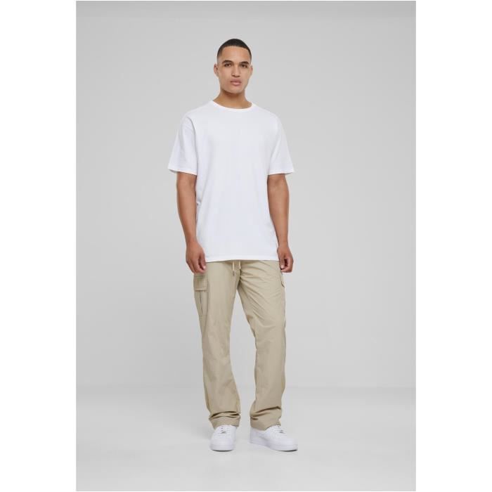 Pantalon cargo - Urban Classics - Jambe droite - Couleur crème - Taille standard - Homme