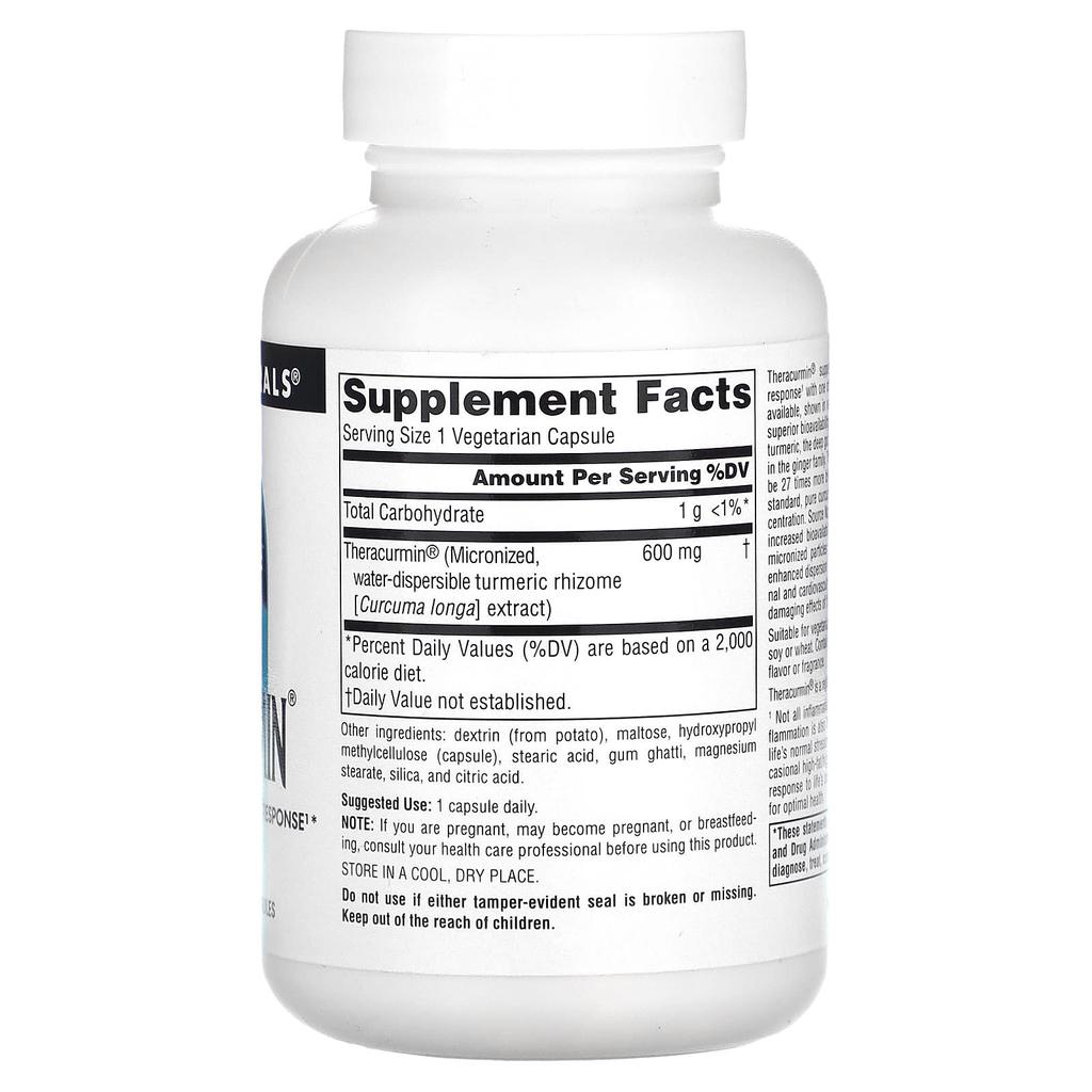 Theracurmin, 600Mg, 60 Veggie Caps