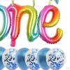 Aluminum Latex Balloons Set 1st Birthday