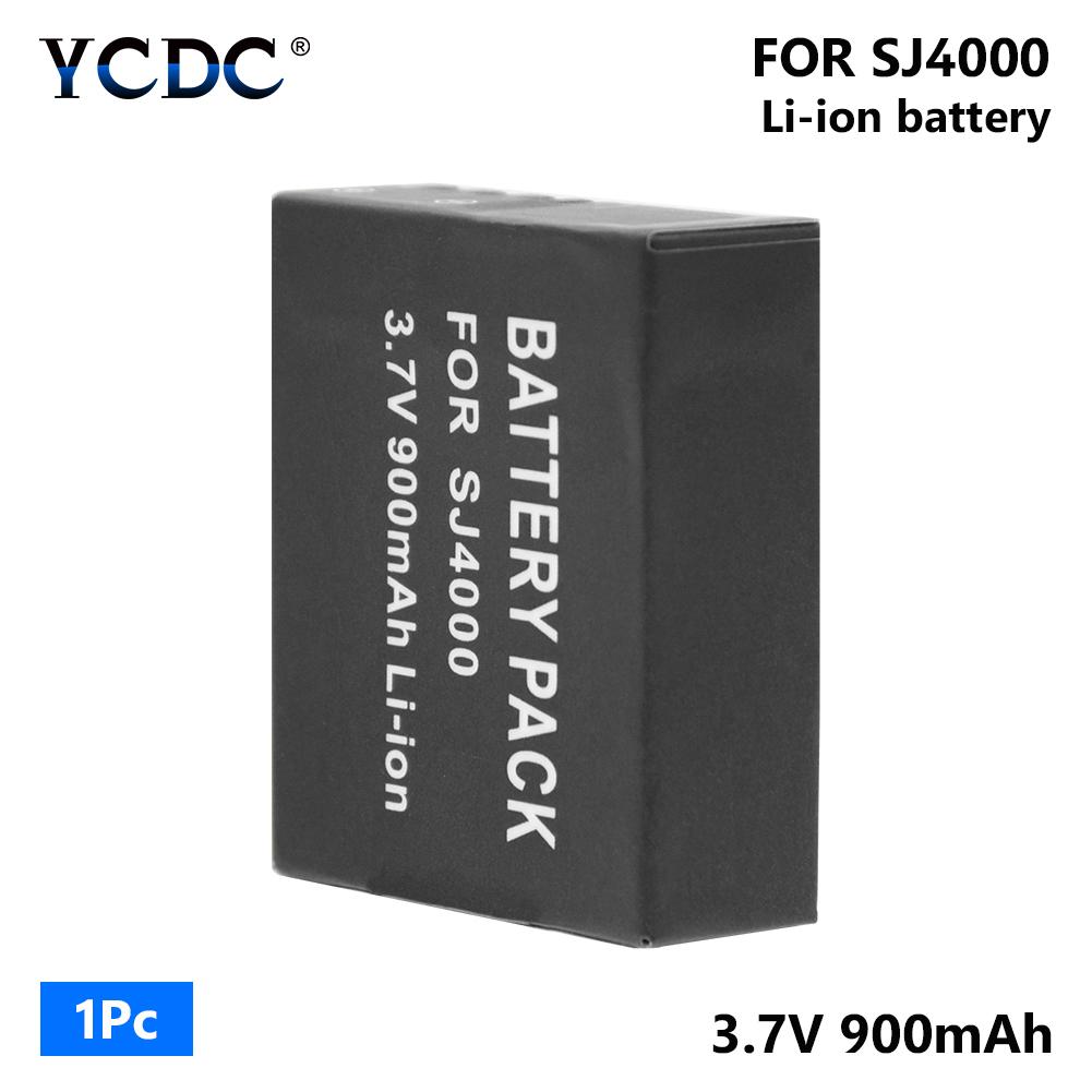 Charger For Gitup Git1//Git2//SJCAM//SJ4000//SJ5000 Sports Cam 2Pcs 950mAh Battery