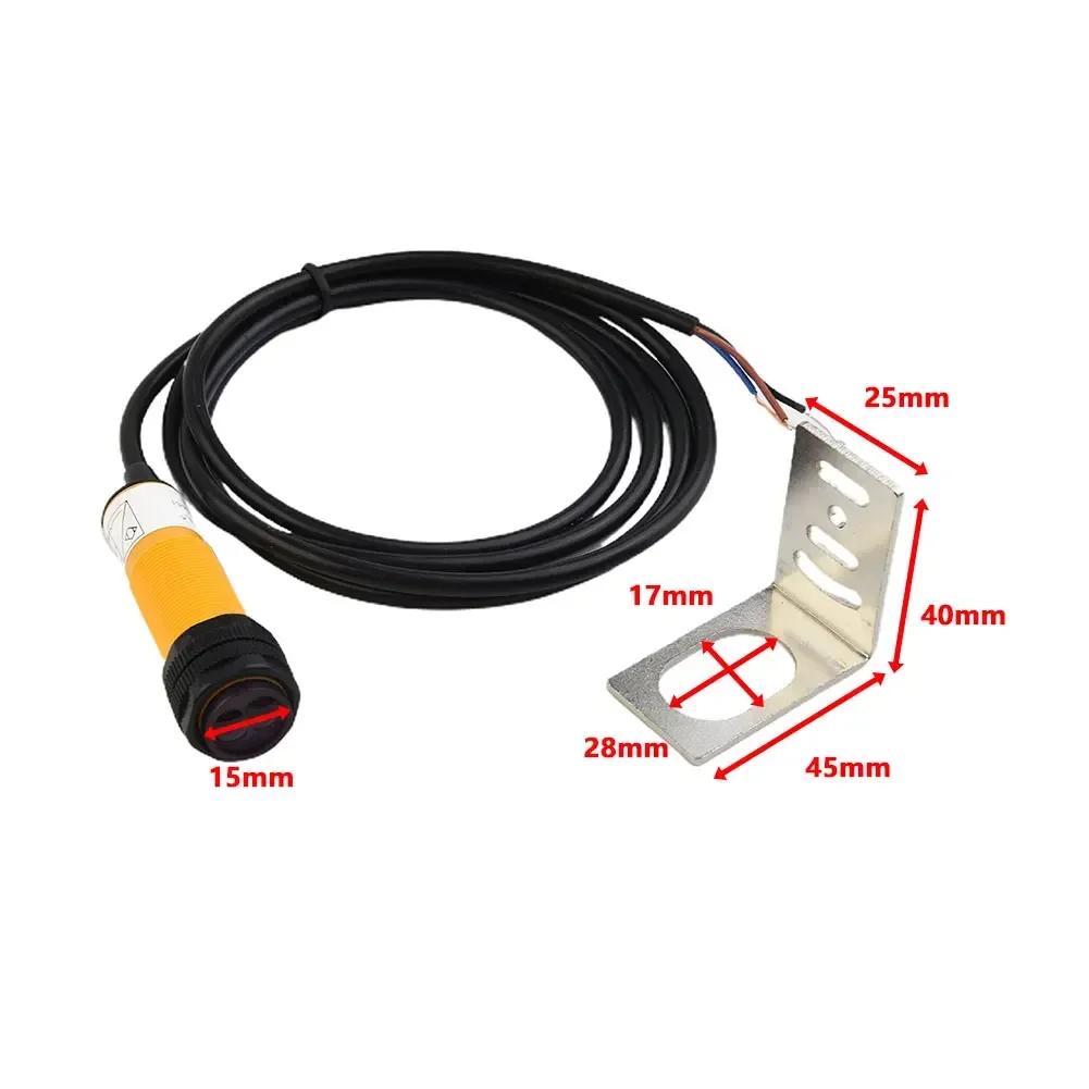 12V 24V Adjustable Infrared Proximity Switch Photoelectric Detect Sensor NPN NO Power Requirements 6-36V DC