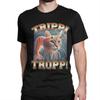 Men's TRIPPI TROPPI T Shirts Italian Brainrot Meme Cotton Clothes Casual Short Sleeve O Neck Tee Shirt