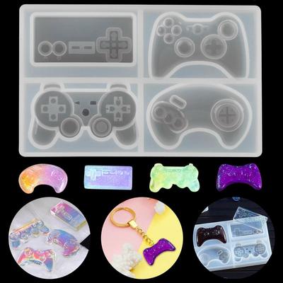 New Game Consoles Handle Resin Silicone Mold for Epoxy Mould DIY Making Keychain