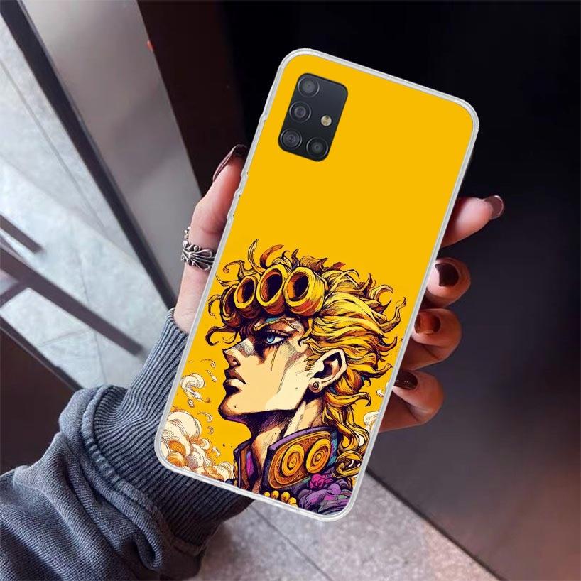 JoJo Adventure Giorno Giovanna Phone Case For Samsung Galaxy A52 A51 A50S A32 A22 A12 A02S A72 A71 A31 A70 A30S Note 20 Ultra 10