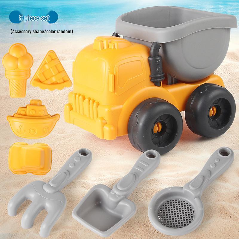 Kids' Beach Sand Toy Set: Bucket, Shovel, Hourglass & More for Outdoor Fun